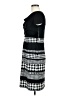 Sandra Darren Houndstooth Black Casual Dress Size 6 - photo 5