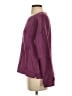 Coldwater Creek 100% Cotton Paisley Purple Pullover Sweater Size S - photo 5