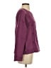 Coldwater Creek 100% Cotton Paisley Purple Pullover Sweater Size S - photo 4