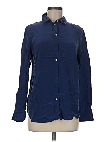 Everlane Long Sleeve Silk Top (view 1)