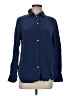 Everlane 100% Silk Blue Long Sleeve Silk Top Size 6 - photo 1