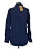 Everlane 100% Silk Blue Long Sleeve Silk Top Size 6 - photo 2
