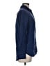 Everlane 100% Silk Blue Long Sleeve Silk Top Size 6 - photo 4