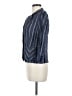 CAbi 100% Linen Stripes Blue Blazer Size 8 - photo 5