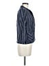 CAbi 100% Linen Stripes Blue Blazer Size 8 - photo 4