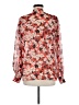 Reiss 100% Polyester Red Long Sleeve Blouse Size 6 - photo 2