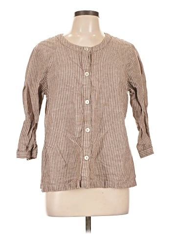 Serengeti 3/4 Sleeve Button-Down Shirt (view 1)
