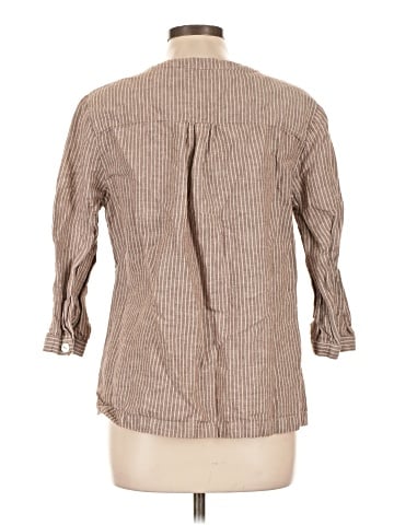 Serengeti 3/4 Sleeve Button-Down Shirt (view 2)