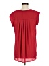 Pleione 100% Polyester Red Short Sleeve Top Size M - photo 2