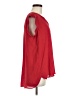 Pleione 100% Polyester Red Short Sleeve Top Size M - photo 4