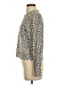 Alya Animal Print Ivory Long Sleeve Turtleneck Size S - photo 5