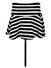 Express Stripes Black Casual Skirt Size S - photo 1