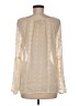 Knox Rose 100% Polyester Ivory Long Sleeve Blouse Size M - photo 2