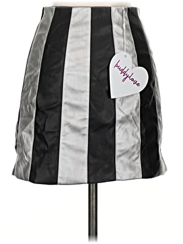 Buddy Love Faux Leather Skirt (view 2)