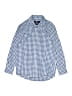 Vineyard Vines 100% Cotton Checkered-gingham Blue Long Sleeve Button-Down Shirt Size 8 - 10 - photo 1