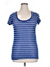 Hannah Blue Short Sleeve Top Size XL - photo 1
