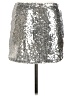 Shein 100% Polyester Metallic Silver Formal Skirt Size 8 - 10 - photo 2