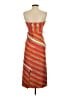 Dsquared2 Stripes Orange Cocktail Dress Size EU (IT) 40 / US 4 - photo 2