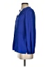 Lilly Pulitzer 100% Silk Blue Long Sleeve Silk Top Size XS - photo 5