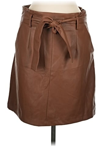 Banana Republic Factory Store Faux Leather Skirt (view 1)