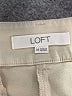 Ann Taylor LOFT Solid Tan Khakis Size 14 - photo 4