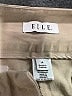 Elle Solid Tan Khakis Size 14 - photo 4