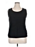 JM Collection Black Sleeveless Top Size 1X - photo 1