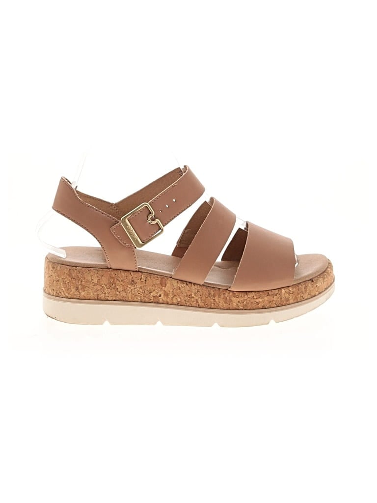 Pre-owned Dr. Scholl's Wedges In Tan