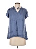 Sundance 100% Modal Blue Short Sleeve Blouse Size S - photo 1
