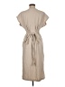 Zara Solid Tan Casual Dress Size M - photo 2