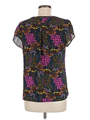 Skies Are Blue Short Sleeve Blouse (view 2)