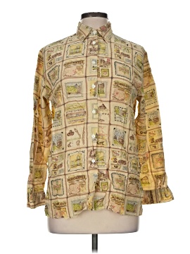 Assorted Brands Long Sleeve Silk Top