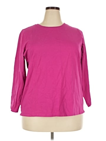 Woman Within 3/4 Sleeve T-Shirt (view 1)