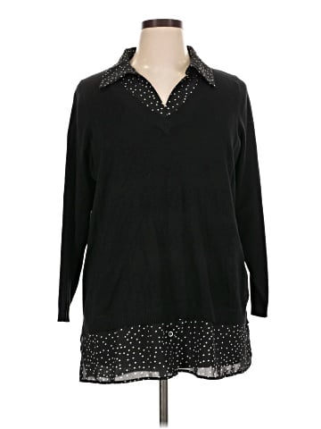 Adrianna Papell Long Sleeve Blouse (view 1)