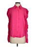 Milly Pink 3/4 Sleeve Silk Top Size 2 - photo 1