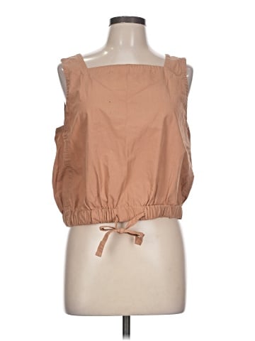 Madewell Square-Neck Bubble Top (view 1)