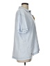 Robert Graham Blue Short Sleeve Blouse Size L - photo 4