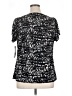 Notations Black Short Sleeve Blouse Size 1X - photo 2