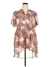 Cato 100% Polyester Paisley Pink Short Sleeve Blouse Size 20W - photo 1