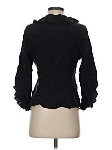 Lauren by Ralph Lauren 3/4 Sleeve Silk Top (view 2)