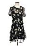 Aqua 100% Polyester Floral Black Cocktail Dress Size S - photo 1