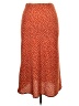 Elodie 100% Polyester Polka Dots Orange Casual Skirt Size XL - photo 2