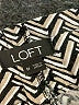 Ann Taylor LOFT Chevron-herringbone Silver Casual Pants Size M - photo 4