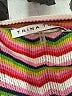 Trina Turk 100% Cotton Chevron-herringbone White Pullover Sweater Size S - photo 7
