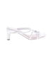 Intentionally ______ 100% Leather White Sandals Size 6 - photo 1
