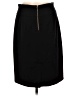 Donna Degnan Solid Black Formal Skirt Size 8 - photo 2