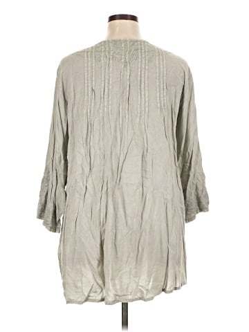 Solitaire 3/4 Sleeve Blouse (view 2)