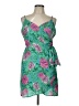 Flying Tomato 100% Polyester Tropical Green Cocktail Dress Size L - photo 1