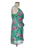 Flying Tomato 100% Polyester Tropical Green Cocktail Dress Size L - photo 4