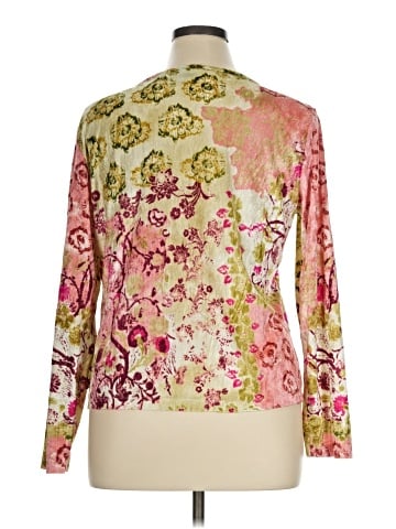 Caribbean Joe Long Sleeve Blouse (view 2)